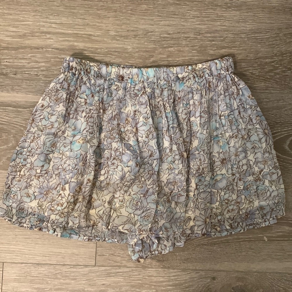 Joie Floral Silk Shorts